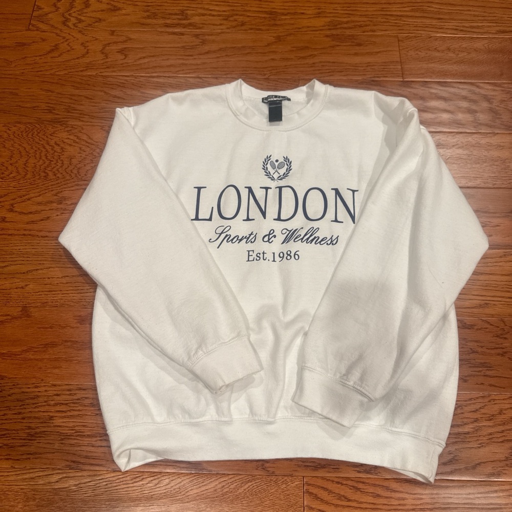 White Crew Neck Sweater